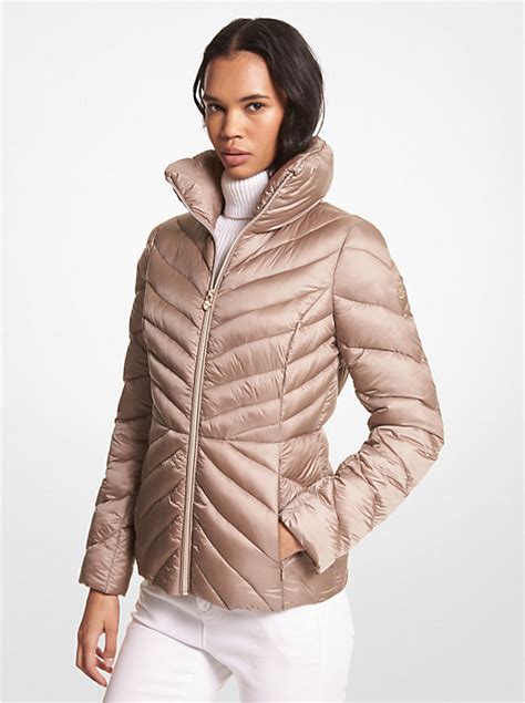 michael kors packable coat|michael kors packable nylon anorak.